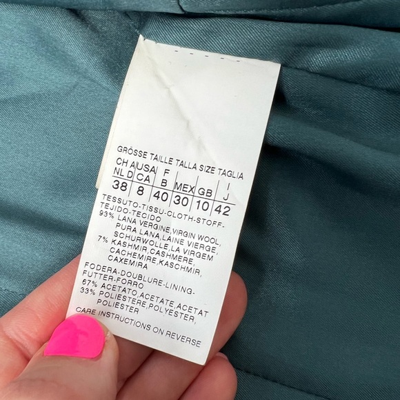 MAX MARA Beautiful Viscose and Nylon Blazer Suit Jacket - Picture 9 of 15